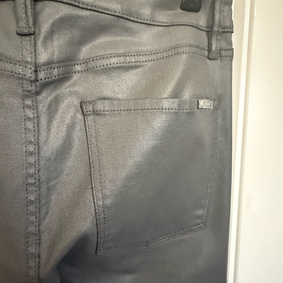 White House Black Market Gray Skinny Jeans with Smooth Denim Finish - Picture 9 of 12